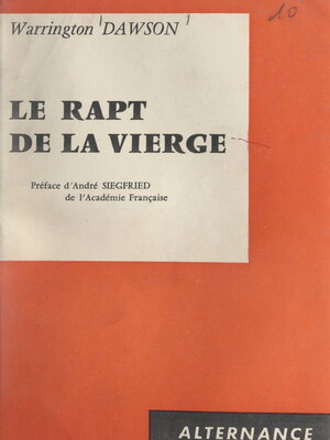 cover image of Le rapt de la Vierge